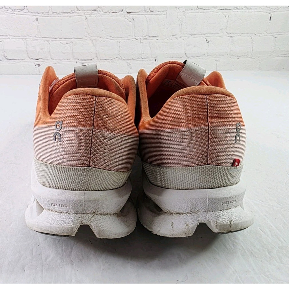 On Cloudsurfer Mens Flame Orange White Athletic Running Shoes Sneakers Size 11.5 - Picture 4 of 7